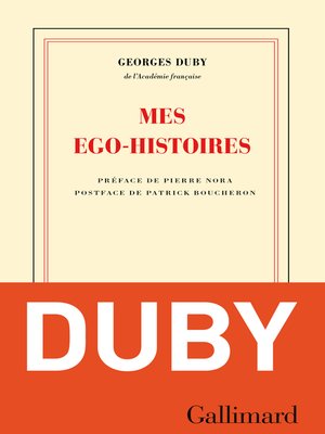 cover image of Mes ego-histoires